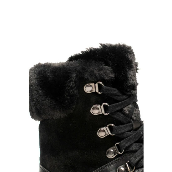 OSPREY LONDON Women's The Honeysuckle Black Leather Belted Chelsea Boots 5 OSPREY LONDON Women's The Honeysuckle Black Leather Belted Chelsea Boots - Image 5