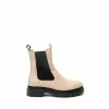 Osprey London Womens Cream Leather The Huckleberry Boots