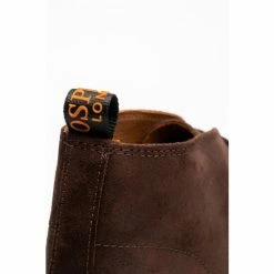 OSPREY LONDON Chocolate Suede 'The Monty' Desert Boots -Osprey LondonSales unnamed file 1059