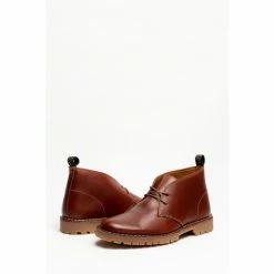 OSPREY LONDON Tan Leather 'The Monty' Desert Boots 2 OSPREY LONDON Tan Leather 'The Monty' Desert Boots -Osprey LondonSales unnamed file 1063