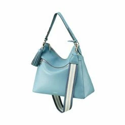 OSPREY LONDON Grainy Hide Leather Stella Hobo Bag Rose Pink -Osprey LondonSales unnamed file 113