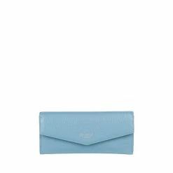 OSPREY LONDON Winslow Boxed 2 In 1 Leather RFID Cardholder Matinee Purse Blue -Osprey LondonSales unnamed file 1149