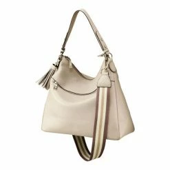 OSPREY LONDON Grainy Hide Leather Stella Hobo Bag Rose Pink -Osprey LondonSales unnamed file 115