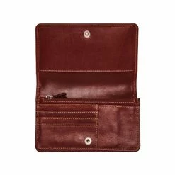 OSPREY LONDON Narissa Cognac Brown Leather Purse -Osprey LondonSales unnamed file 1180