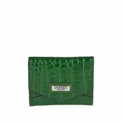 OSPREY LONDON Small Minster Leather Matinee Purse Blue -Osprey LondonSales unnamed file 1190