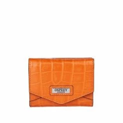 OSPREY LONDON Small Minster Leather Matinee Purse Blue -Osprey LondonSales unnamed file 1192