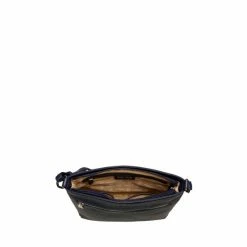 Osprey London Navy Blue Grainy Hide Leather Ola Cross-Body Bag -Osprey LondonSales unnamed file 125