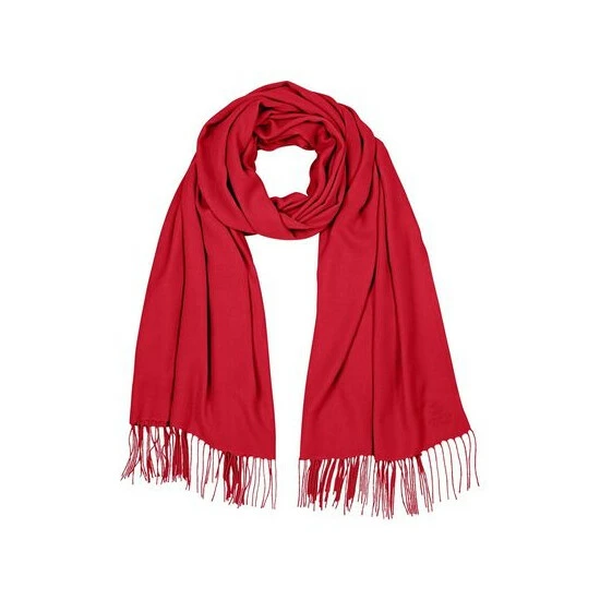 OSPREY LONDON The Rainbow Wrap Scarf Raspberry 3 OSPREY LONDON The Rainbow Wrap Scarf Raspberry - Image 3