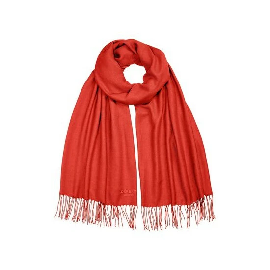 OSPREY LONDON The Rainbow Wrap Scarf Raspberry 4 OSPREY LONDON The Rainbow Wrap Scarf Raspberry - Image 4