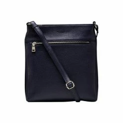 Osprey London Navy Blue Grainy Hide Leather Ola Cross-Body Bag -Osprey LondonSales unnamed file 127