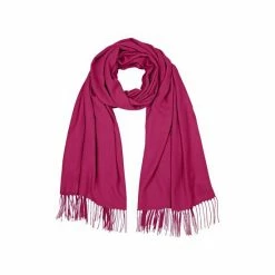 OSPREY LONDON The Rainbow Wrap Scarf Raspberry 49 OSPREY LONDON The Rainbow Wrap Scarf Raspberry -Osprey LondonSales unnamed file 1272