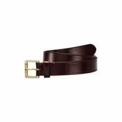OSPREY LONDON The Santiago 3.5cm Leather Jeans Belt Black -Osprey LondonSales unnamed file 1324