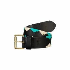 OSPREY LONDON Mendoza Black Leather Belt -Osprey LondonSales unnamed file 1327