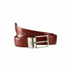 OSPREY LONDON Luca Italian Black Leather Reversible Belt -Osprey LondonSales unnamed file 1333