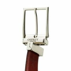 OSPREY LONDON Luca Italian Black Leather Reversible Belt -Osprey LondonSales unnamed file 1334
