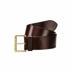 OSPREY LONDON Santiago Cognac Brown Leather Belt -Osprey LondonSales unnamed file 1340