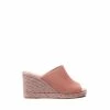 Osprey London Womens Rose Canvas The Casablanca Wedges