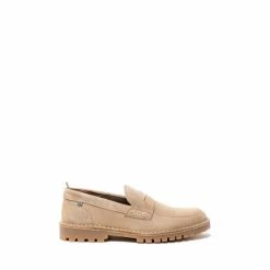 Osprey London Mens Sand Suede The Coltrane Loafers