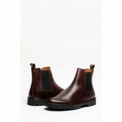 OSPREY LONDON Brown Leather 'The Chester' Chelsea Boots -Osprey LondonSales unnamed file 1367