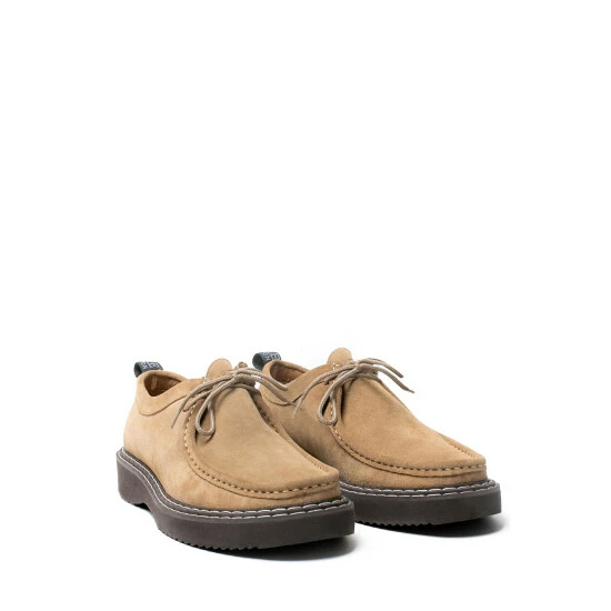 Osprey London Mens Sand Suede The Trooper Moccasins 2 Osprey London Mens Sand Suede The Trooper Moccasins - Image 2