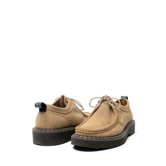 Osprey London Mens Sand Suede The Trooper Moccasins 3 Osprey London Mens Sand Suede The Trooper Moccasins - Image 3