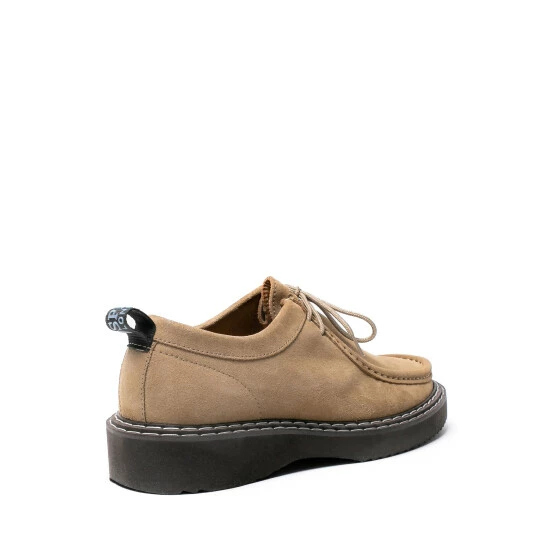 Osprey London Mens Sand Suede The Trooper Moccasins 4 Osprey London Mens Sand Suede The Trooper Moccasins - Image 4