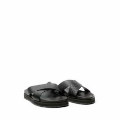 Osprey London Mens Chocolate Brown Leather The Tropic Sandals -Osprey LondonSales unnamed file 1417