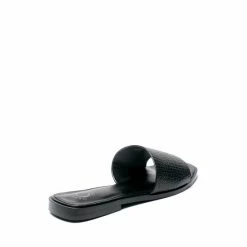 Osprey London Womens Black Croc Effect Leather The Ostara Sandals -Osprey LondonSales unnamed file 1431