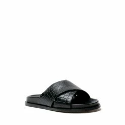 Osprey London Womens Black Leather The Florence Sandals -Osprey LondonSales unnamed file 1437