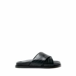 Osprey London Womens Black Leather The Florence Sandals -Osprey LondonSales unnamed file 1438