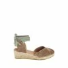 Osprey London Brown The Hendrix Espadrille Sandals