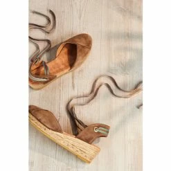 Osprey London Brown The Hendrix Espadrille Sandals -Osprey LondonSales unnamed file 1444