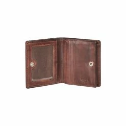 OSPREY LONDON Brown Cross Stitch Leather RFID ID Cardholder Wallet -Osprey LondonSales unnamed file 1448