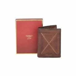 OSPREY LONDON Brown Cross Stitch Micro Leather RFID Card & Coin Wallet 8 OSPREY LONDON Brown Cross Stitch Micro Leather RFID Card & Coin Wallet -Osprey LondonSales unnamed file 1466