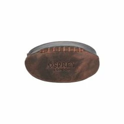 OSPREY LONDON Brown The Rugger Leather Washbag