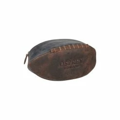 OSPREY LONDON Brown The Rugger Leather Washbag -Osprey LondonSales unnamed file 1479