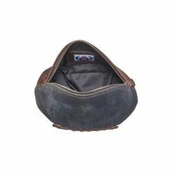 OSPREY LONDON Brown The Rugger Leather Washbag -Osprey LondonSales unnamed file 1480