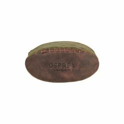 OSPREY LONDON Brown The Rugger Leather Washbag