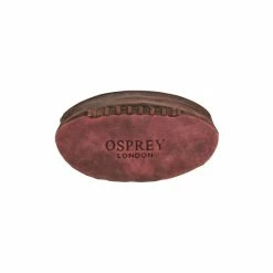 OSPREY LONDON Brown The Rugger Leather Washbag