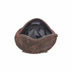 OSPREY LONDON Brown The Rugger Leather Washbag -Osprey LondonSales unnamed file 1500