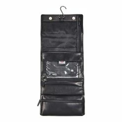 OSPREY LONDON Mens Carter Hanging Leather Washbag Black 7 OSPREY LONDON Mens Carter Hanging Leather Washbag Black -Osprey LondonSales unnamed file 1504