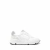 Osprey London Womens White Leather The Lucia Chunky Runner Trainers