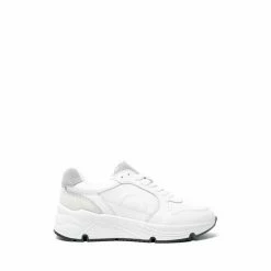 Osprey London Womens White Leather The Lucia Chunky Runner Trainers -Osprey LondonSales unnamed file 1532