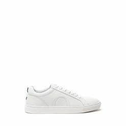 Osprey London Mens White Leather The Truro Cupsole Trainers -Osprey LondonSales unnamed file 1538