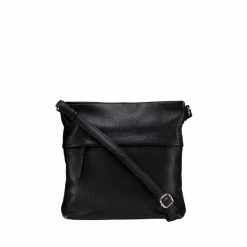 OSPREY LONDON Lyra Grainy Hide Leather Cross-Body Bag