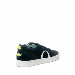 Osprey London Mens Navy Blue Suede The Truro Cupsole Trainers -Osprey LondonSales unnamed file 1543
