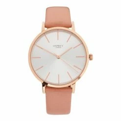 OSPREY LONDON Womens Pink Carlsten Stainless Steel Watch -Osprey LondonSales unnamed file 1554