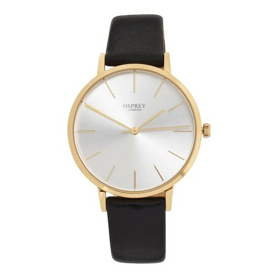 OSPREY LONDON Womens Black Carlsten Stainless Steel Watch 5 OSPREY LONDON Womens Black Carlsten Stainless Steel Watch - Image 5