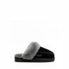 OSPREY LONDON Black Suede 'The Celeste' Slippers