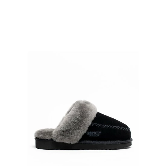 unnamed-file-1587.jpg OSPREY LONDON Black Suede 'The Celeste' Slippers -Osprey LondonSales unnamed file 1587